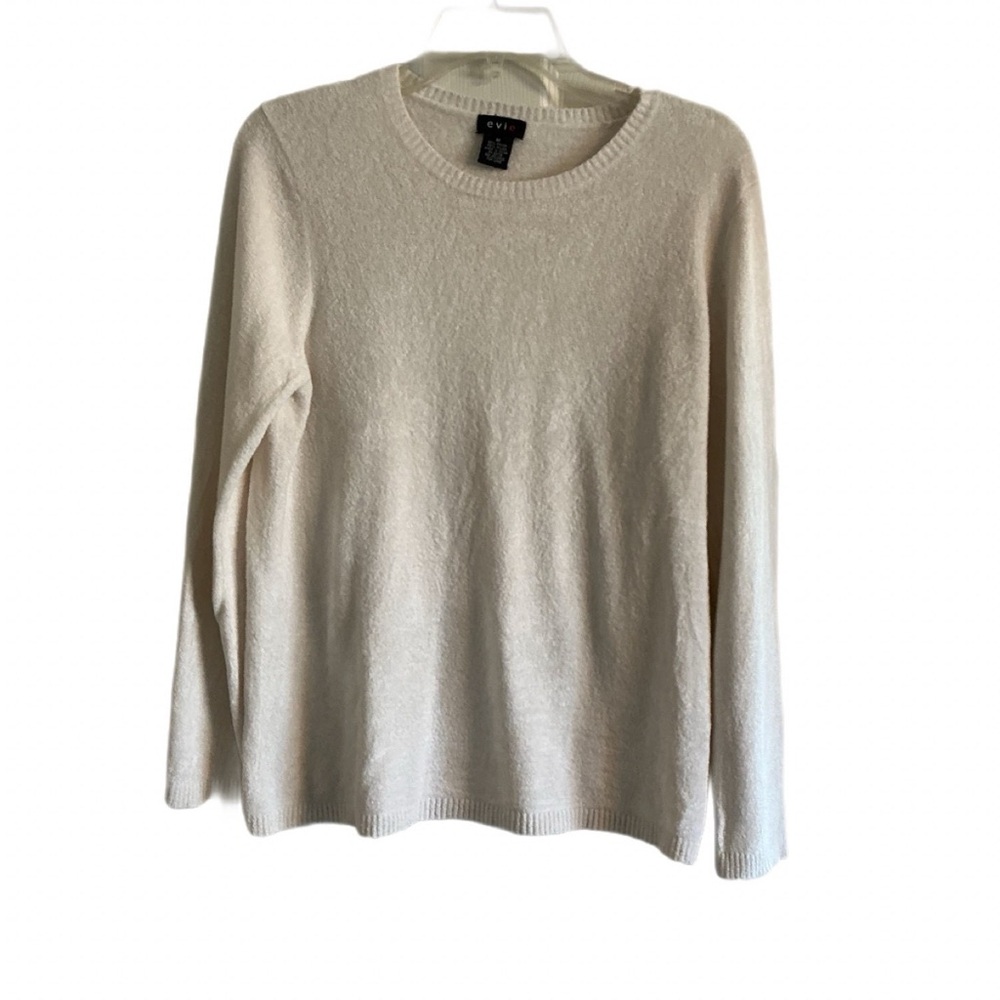 EVIE Cream Crew Neck Sweater